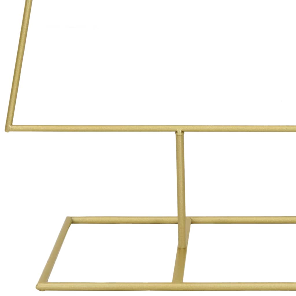 Albero di Natale in metallo con supporto Oro 150 cm