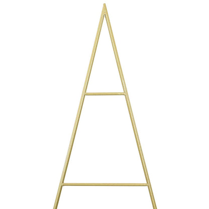 Albero di Natale in metallo con supporto Oro 180 cm