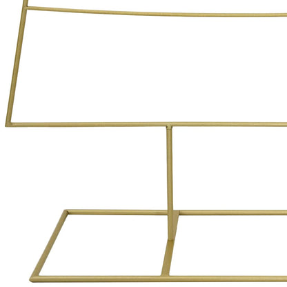 Albero di Natale in metallo con supporto Oro 180 cm