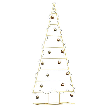 Albero di Natale in metallo Oro 181 cm