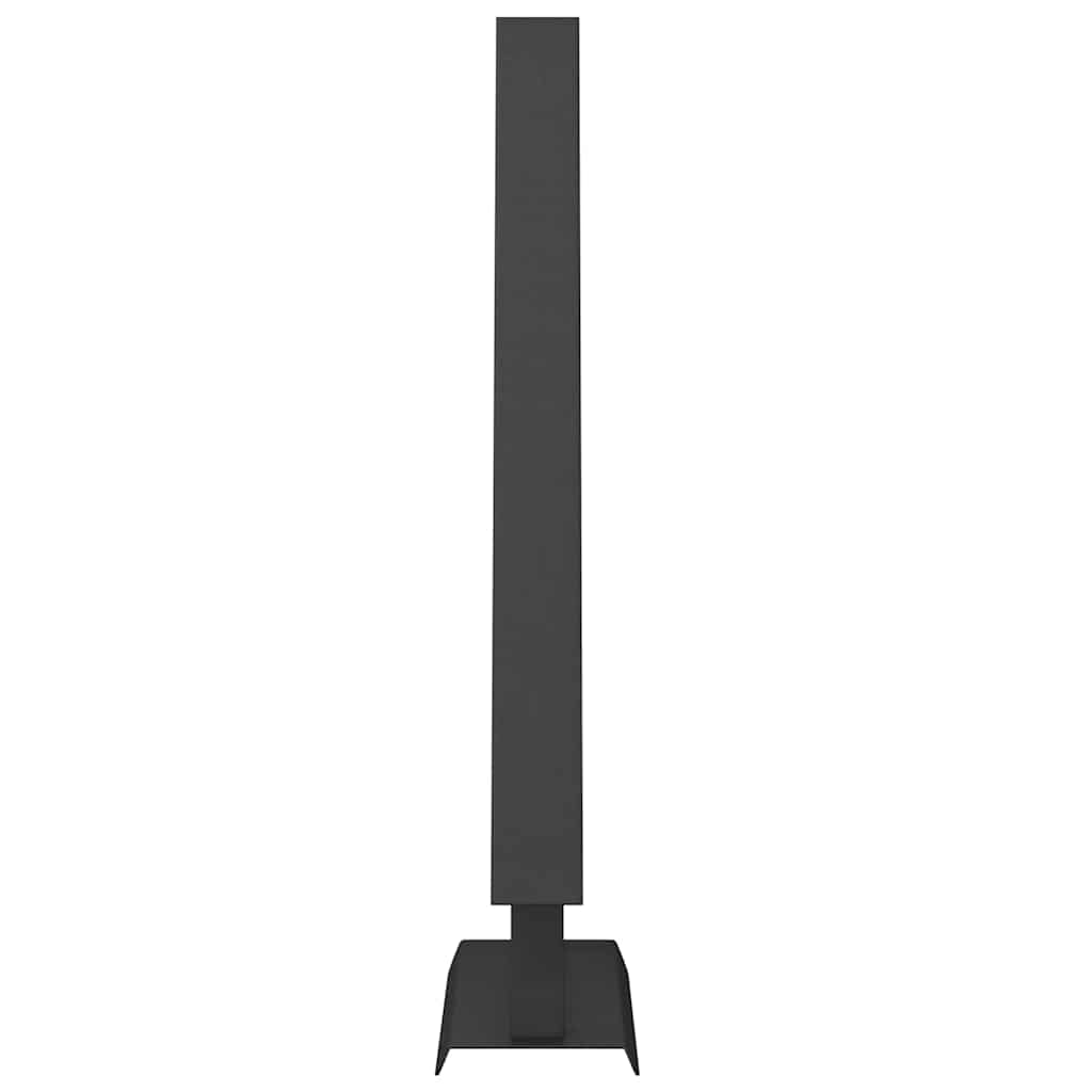 Albero di Natale in metallo con supporto Nero 60 cm Acciaio