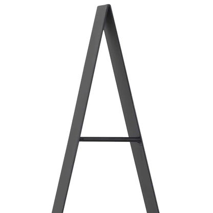 Albero di Natale in metallo con supporto Nero 180 cm Acciaio