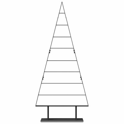 Albero di Natale in metallo con supporto Nero 180 cm Acciaio