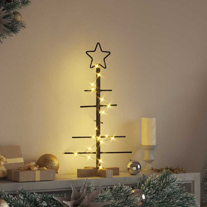 Albero di Natale in metallo Nero 59,5 cm