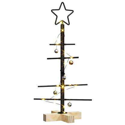 Albero di Natale in metallo Nero 59,5 cm