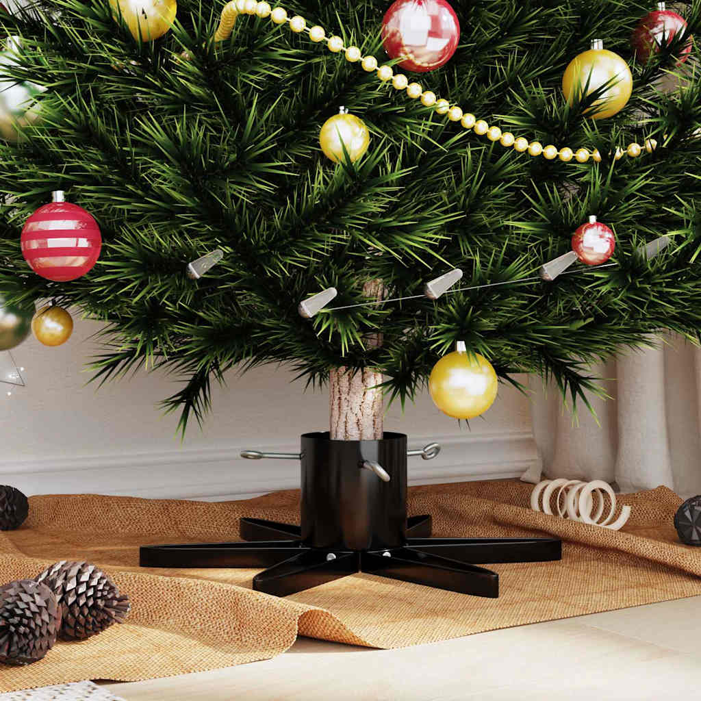 Supporto per Albero di Natale Nero 49 x 49 x 15,5 cm Acciaio