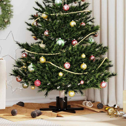 Supporto per Albero di Natale Nero 49 x 49 x 15,5 cm Acciaio