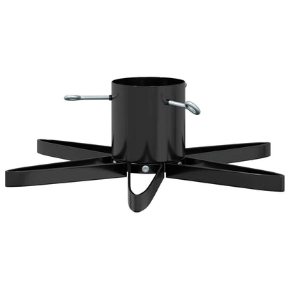Supporto per Albero di Natale Nero 49 x 49 x 15,5 cm Acciaio