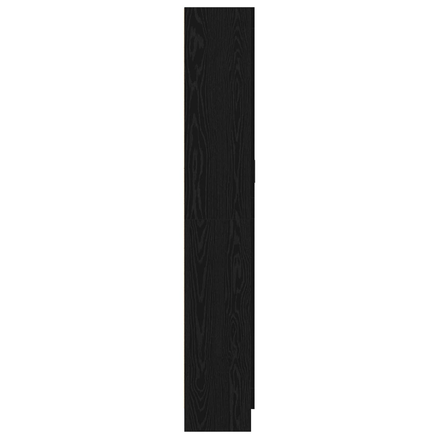 Armadio per Libri Rovere Nero 82,5 x 30,5 x 185 cm