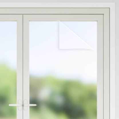 Pellicola statica per finestre Grigio Frosted 45 x 1000 cm PVC