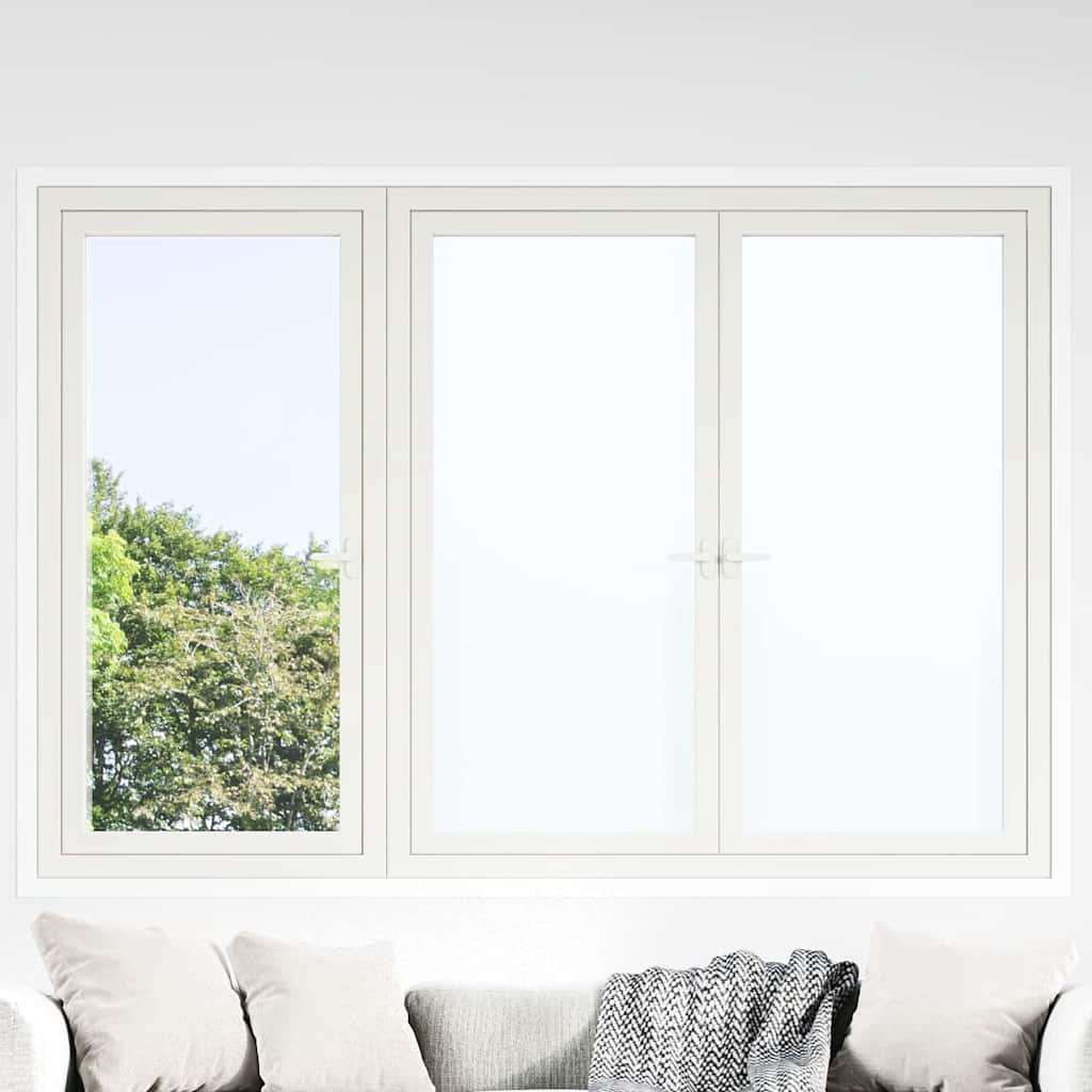 Pellicola statica per finestre Bianco Frosted 45 x 2000 cm PVC | homemem39