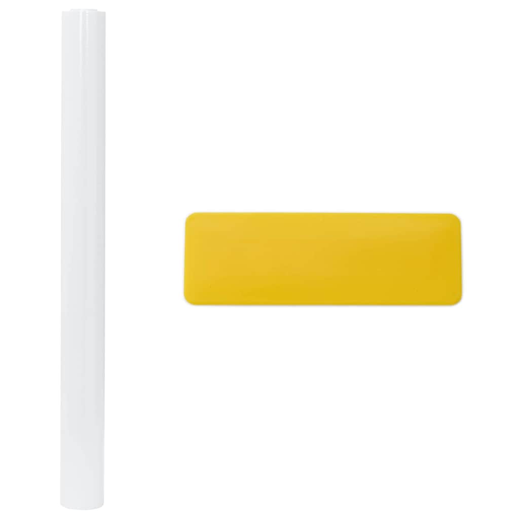 Pellicola statica per finestre Bianco Frosted 90 x 1000 cm PVC | homemem39