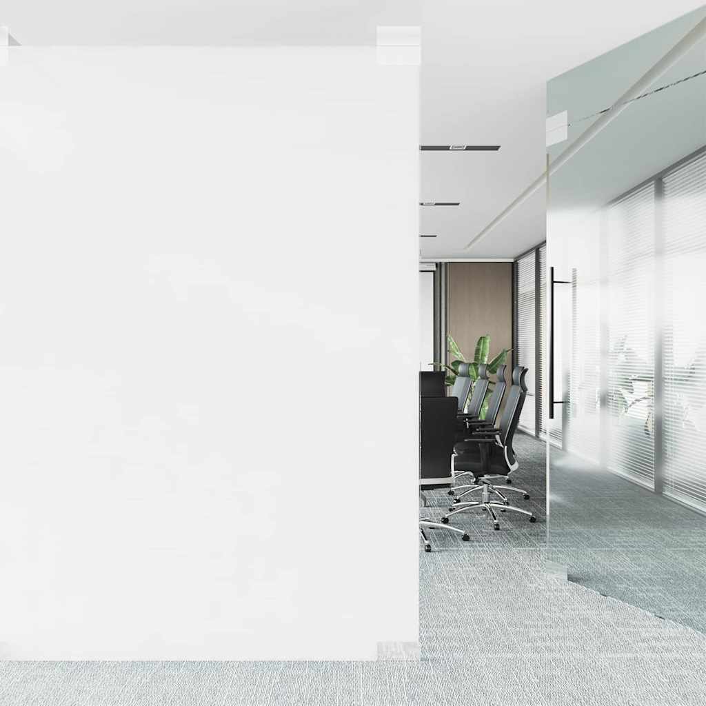 Pellicola statica per finestre Bianco Frosted 90 x 1000 cm PVC | homemem39