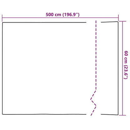 Film per Finestra Statico Nero 60 x 500 cm PVC