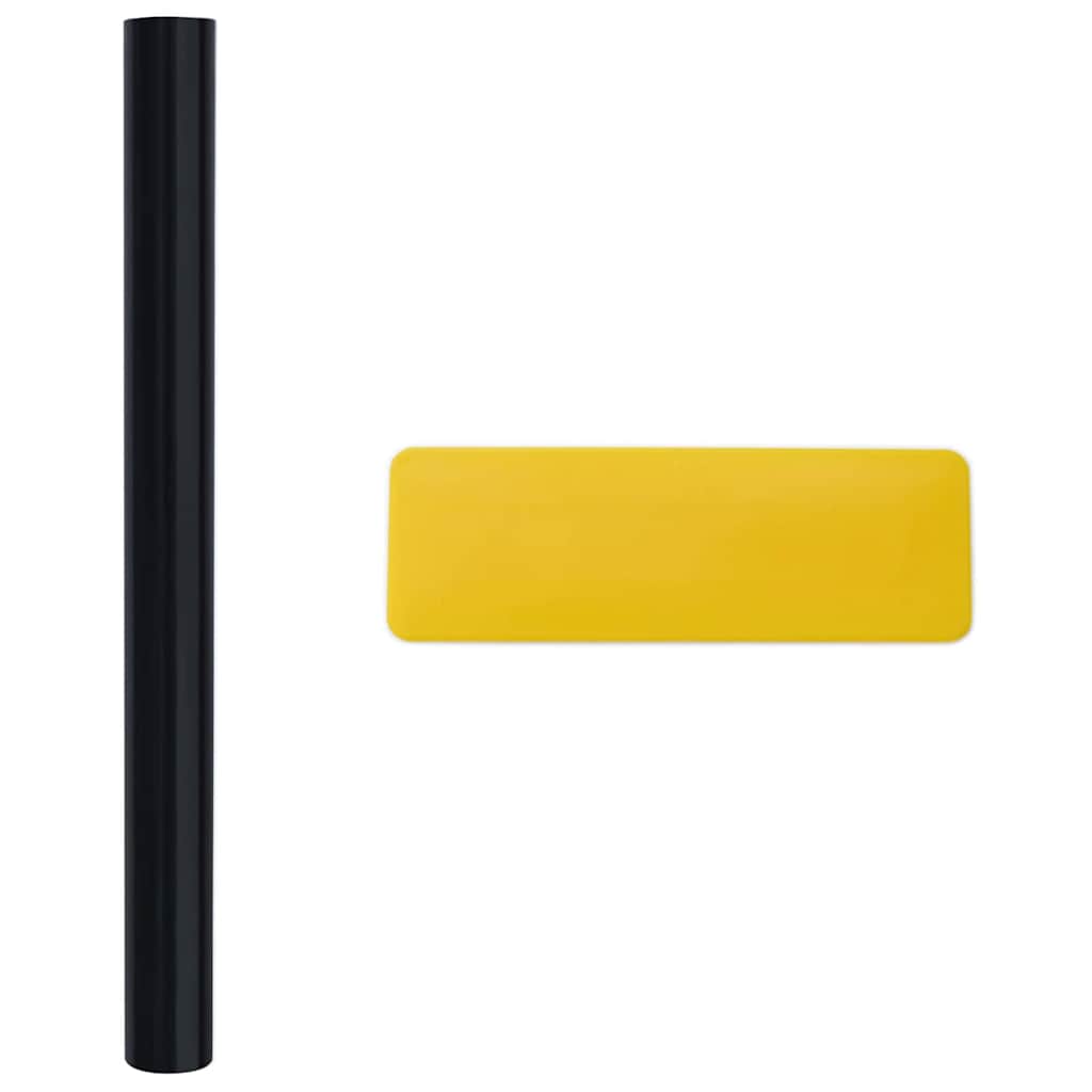 Film per Finestra Statico Nero 90 x 2000 cm PVC