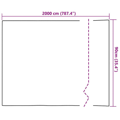 Pellicola statica per finestre 90 x 2000 cm PVC | homemem39