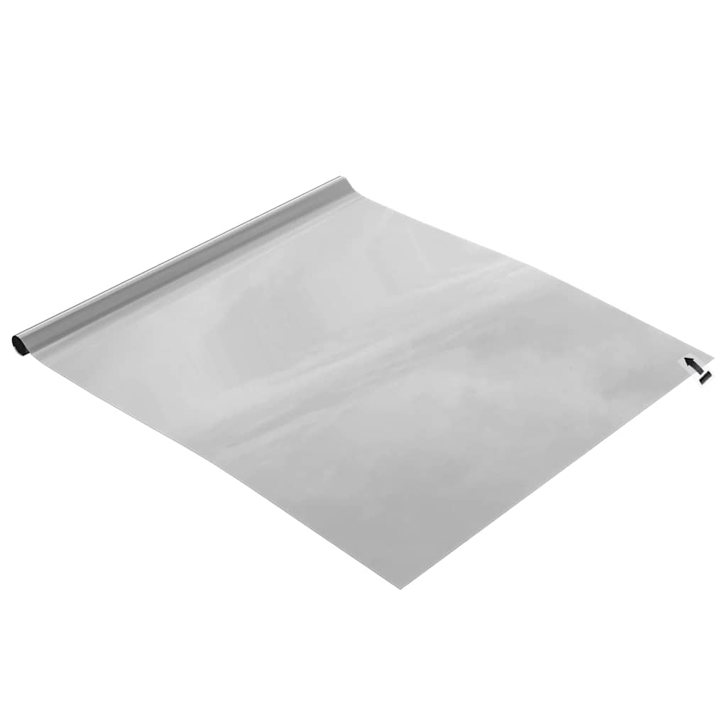 Pellicola per Finestra Solare Riflettente Statica Argento PVC | homemem39