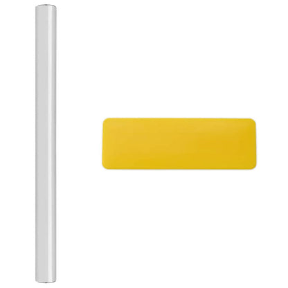 Pellicola a specchio autoadesiva 45 x 100 cm 2 pz Argento PET | homemem39
