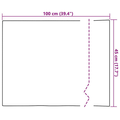 Pellicola a specchio autoadesiva 45 x 100 cm 2 pz Argento PET | homemem39