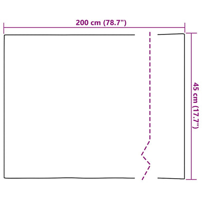Pellicola specchiante autoadesiva 45 x 200 cm 2 pz Argento PET