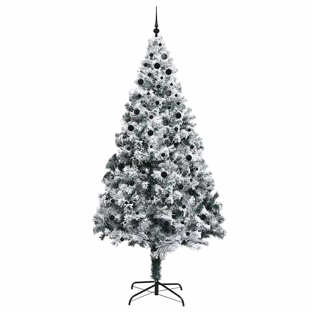 Albero di Natale con 300 LED con supporto Bianco 300 cm PVC