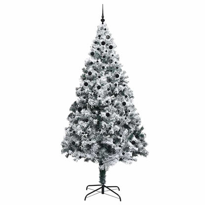 Albero di Natale con 300 LED con supporto Bianco 300 cm PVC