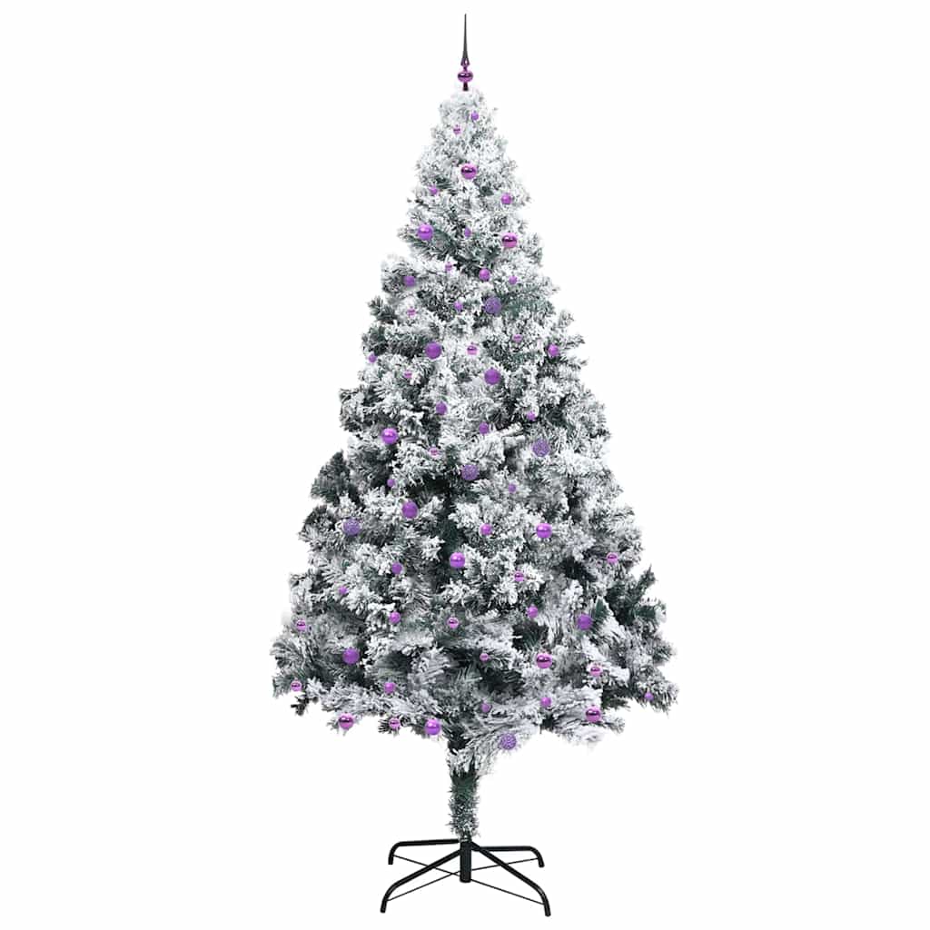 Albero di Natale con 300 LED con supporto Bianco 300 cm PVC