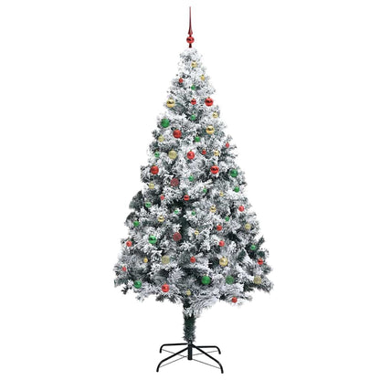Albero di Natale con 300 LED con supporto Bianco 300 cm PVC