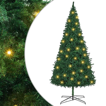 Albero di Natale con luci a corde decorative Verde 400 cm PVC