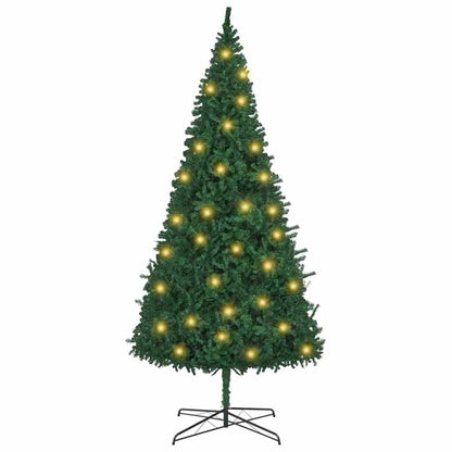 Albero di Natale con luci a corde decorative Verde 400 cm PVC