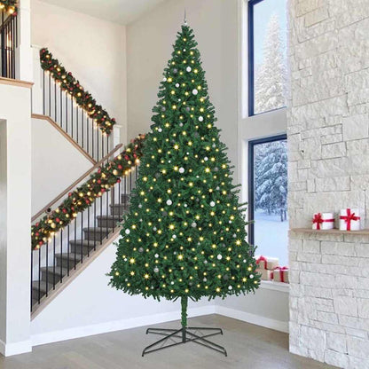 Albero di Natale con luci a corde decorative Verde 400 cm PVC
