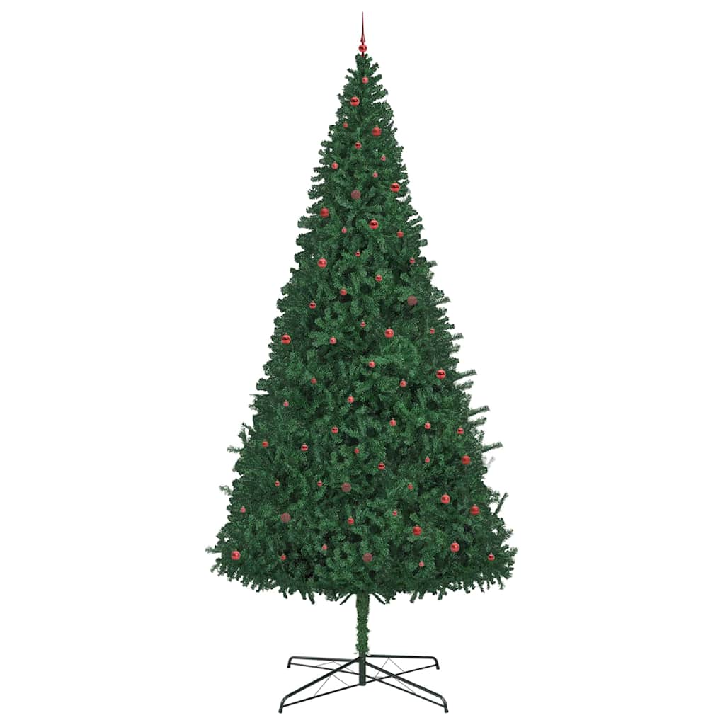 Albero di Natale con luci a corde decorative Verde 400 cm PVC