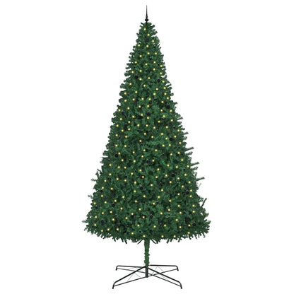 Albero di Natale con luci a corde decorative Verde 400 cm PVC