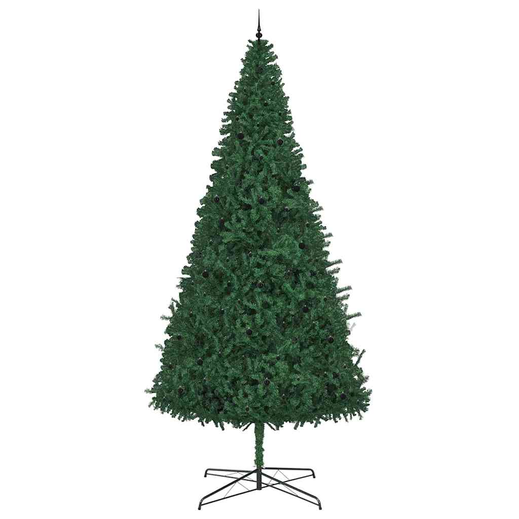 Albero di Natale con luci a corde decorative Verde 400 cm PVC