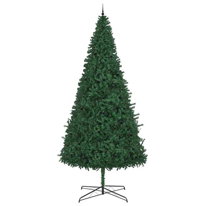 Albero di Natale con luci a corde decorative Verde 400 cm PVC