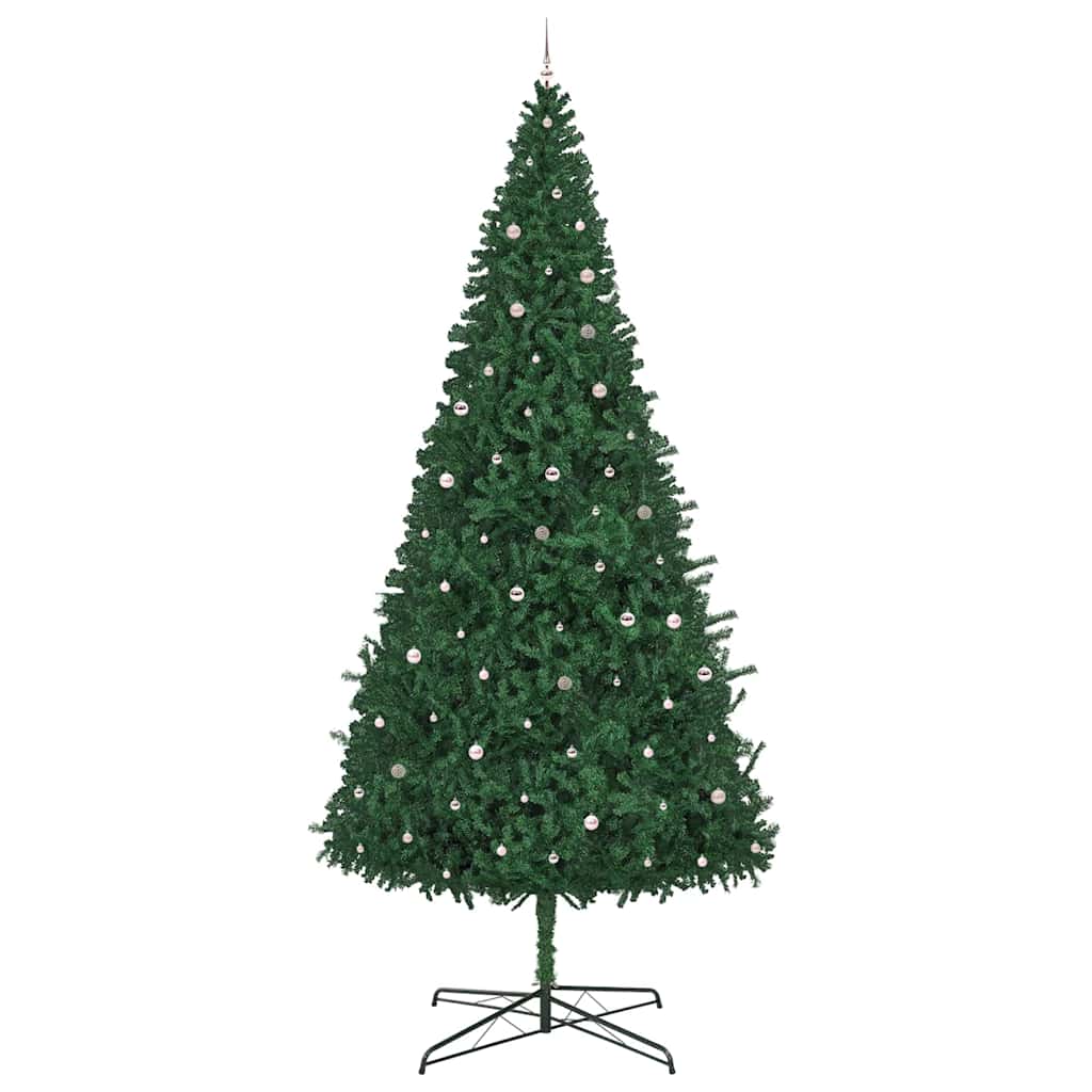 Albero di Natale con luci a corde decorative Verde 400 cm PVC