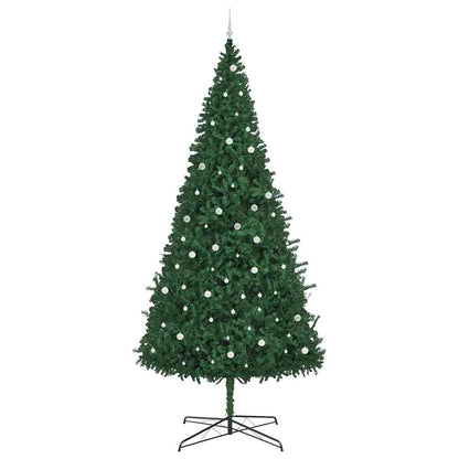 Albero di Natale con luci a corde decorative Verde 400 cm PVC