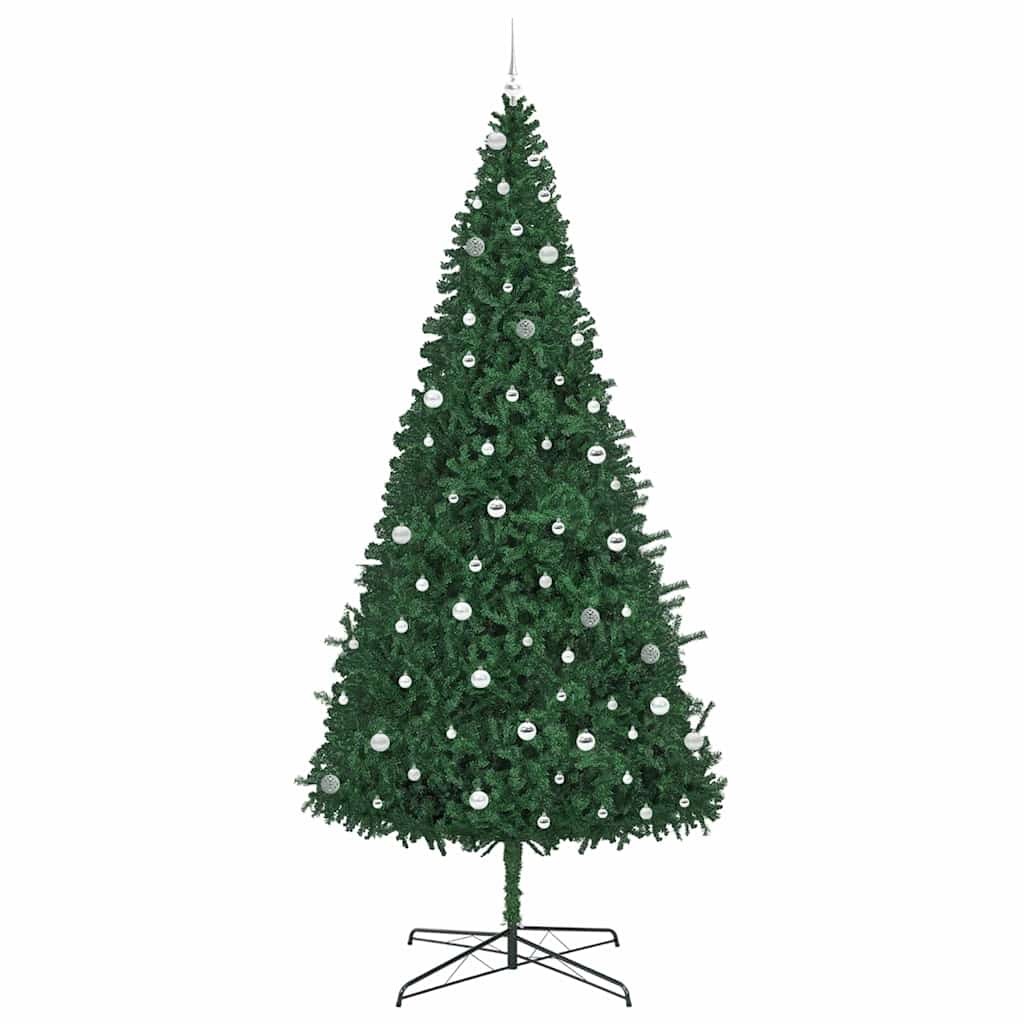Albero di Natale con luci a corde decorative Verde 400 cm PVC