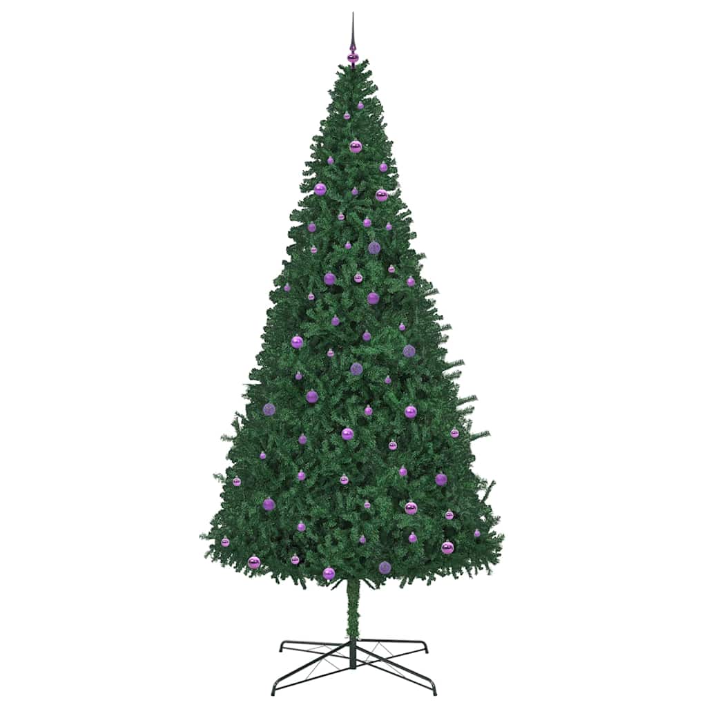 Albero di Natale con luci a corde decorative Verde 400 cm PVC