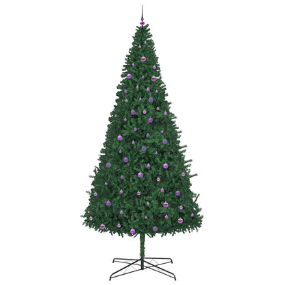 Albero di Natale con luci a corde decorative Verde 400 cm PVC