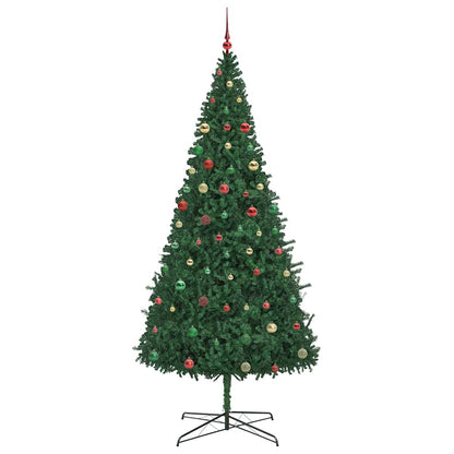 Albero di Natale con luci a corde decorative Verde 400 cm PVC