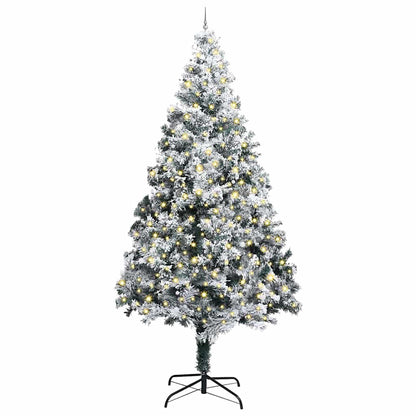 Albero di Natale artificiale preilluminato con set di palline