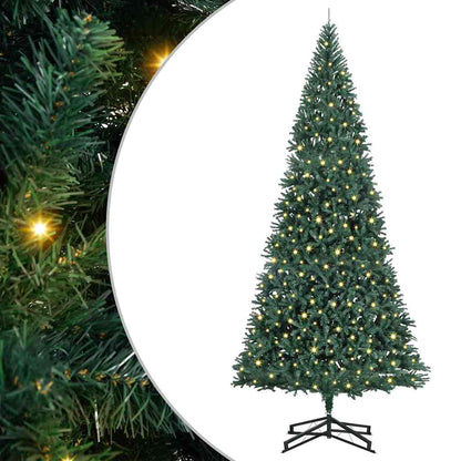 Albero di Natale artificiale preilluminato Verde 500 cm PVC