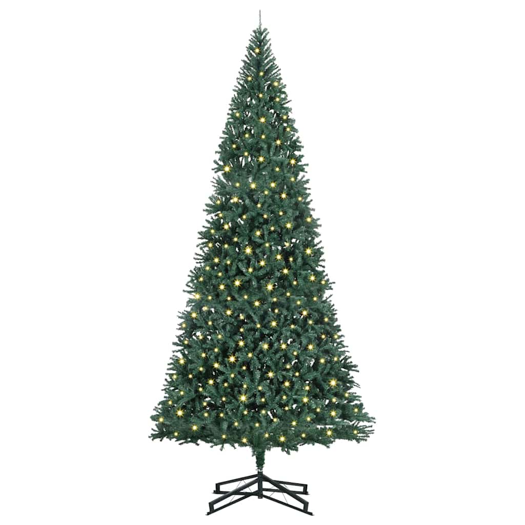 Albero di Natale artificiale preilluminato Verde 500 cm PVC