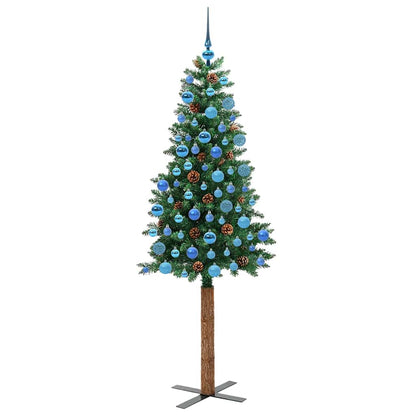 Albero di Natale snodato con 300 LED con supporto Verde 180 cm