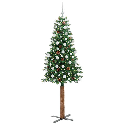 Albero di Natale snodato con 300 LED con supporto Verde 210 cm | homemem39