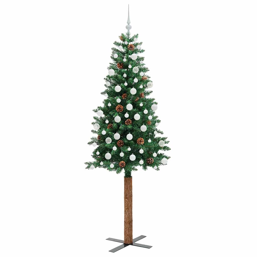 Albero di Natale snodato con 300 LED con supporto Verde 210 cm | homemem39