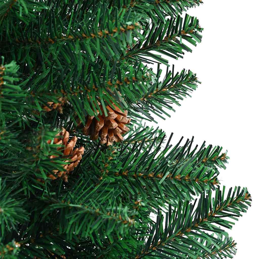 Albero di Natale snodato con 300 LED con supporto Verde 210 cm | homemem39