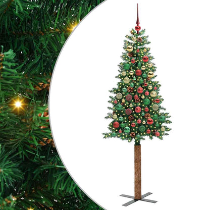 Albero di Natale snodato con 300 LED con supporto Verde 210 cm