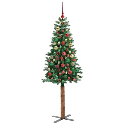 Albero di Natale snodato con 300 LED con supporto Verde 210 cm